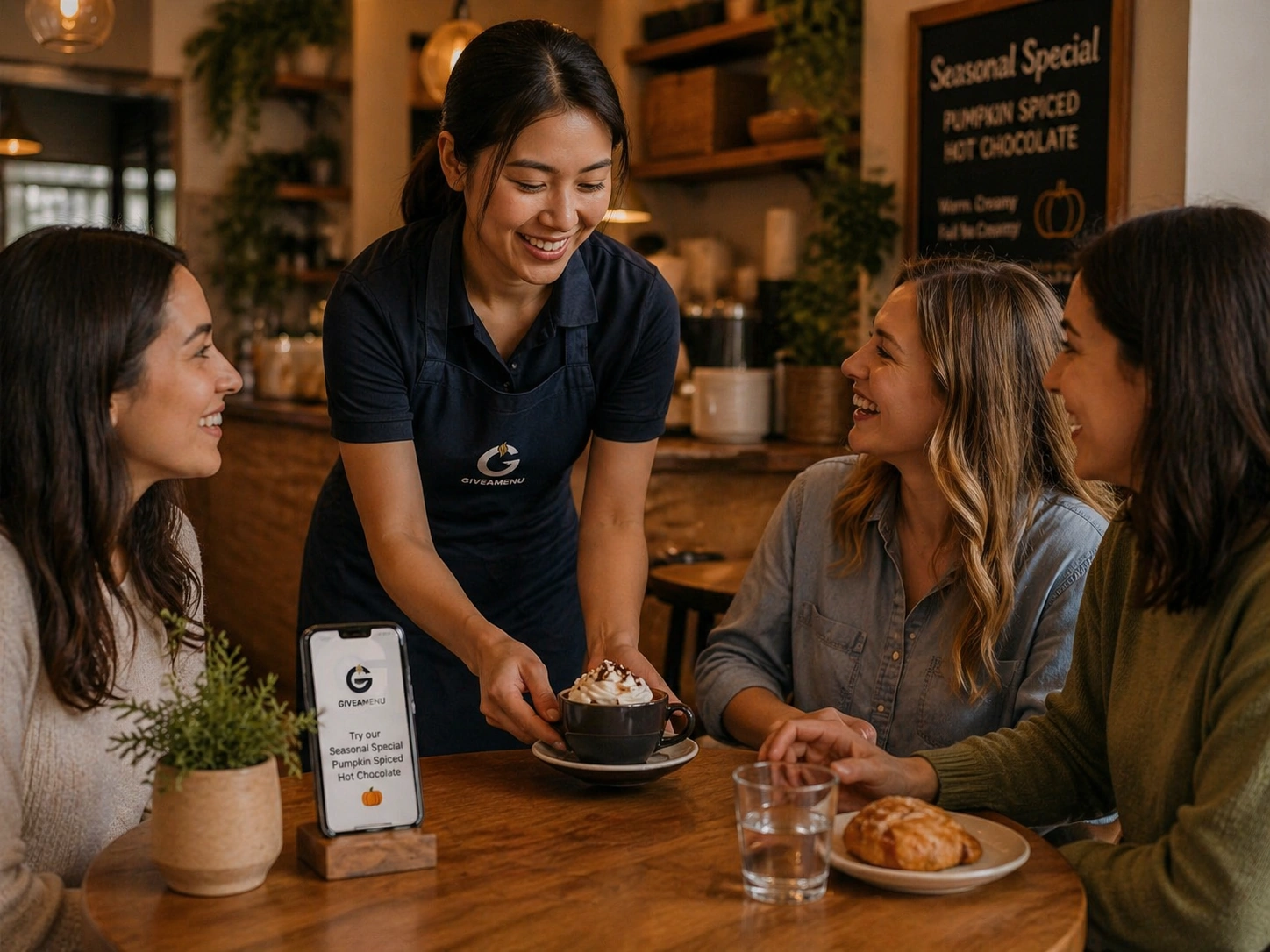 Restaurant promotion offer shown in a digital ordering interface.